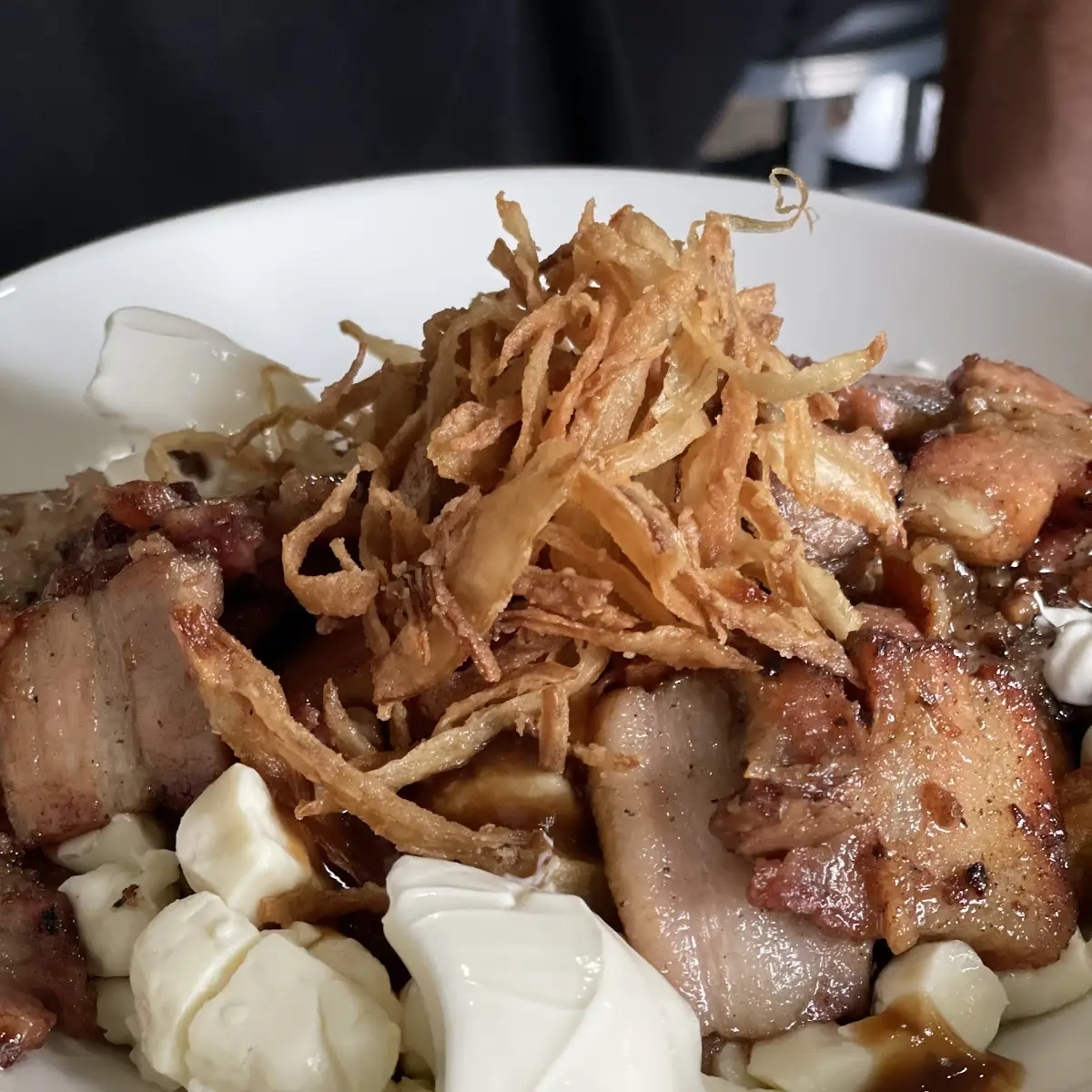 Poutine Au Porc, Bistro du Pinacle