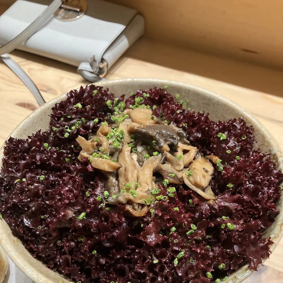 Warm Mushroom Salad
