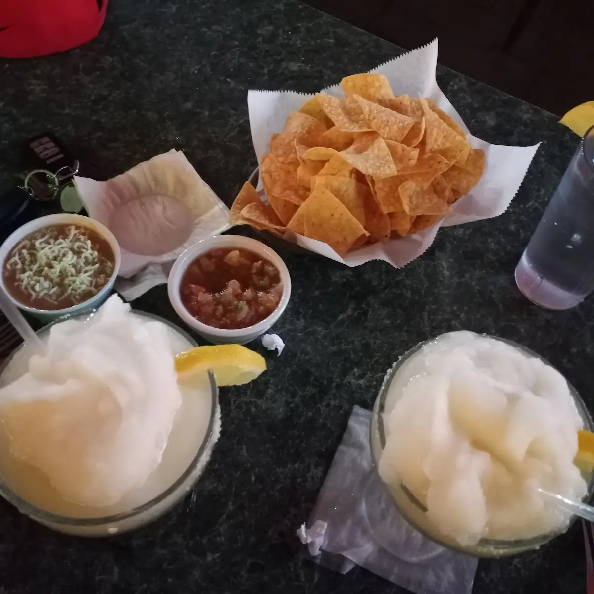 Blended Margaritas Chips & Salsa