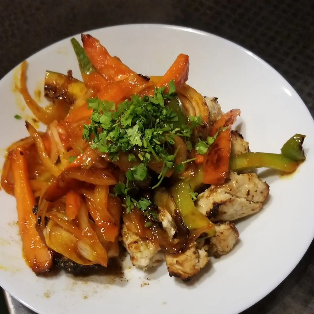 Mala Boti with Grilled Vegetables