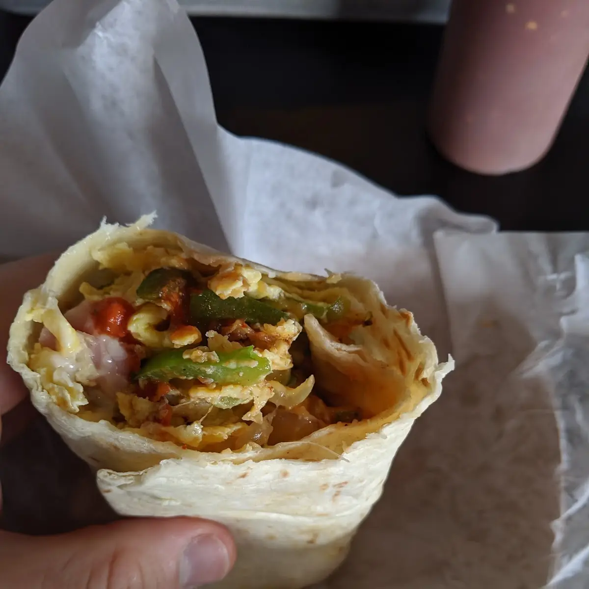 Ham with Egg & Cheese Burrito