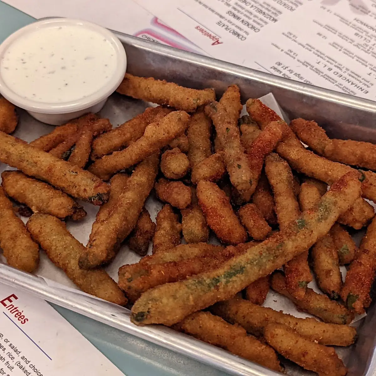 Spicy Breaded Green Beans