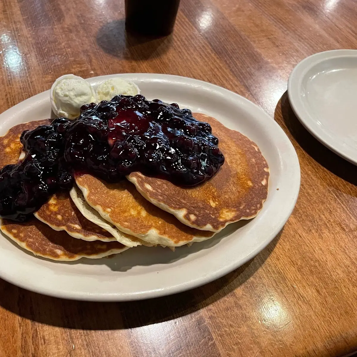 Blueberry Pancakes Breakfast