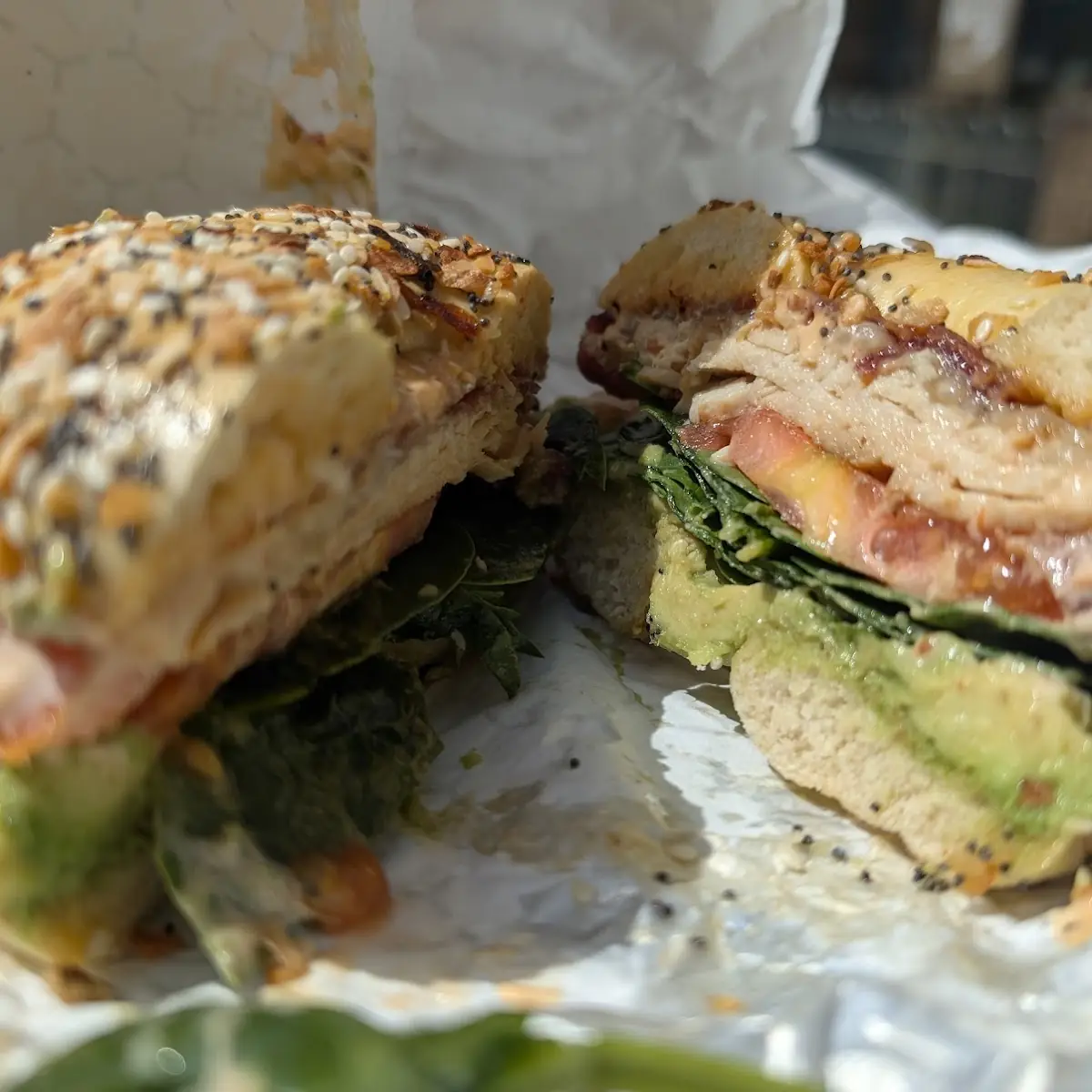 Birthday Bagel Sweet Sandwich