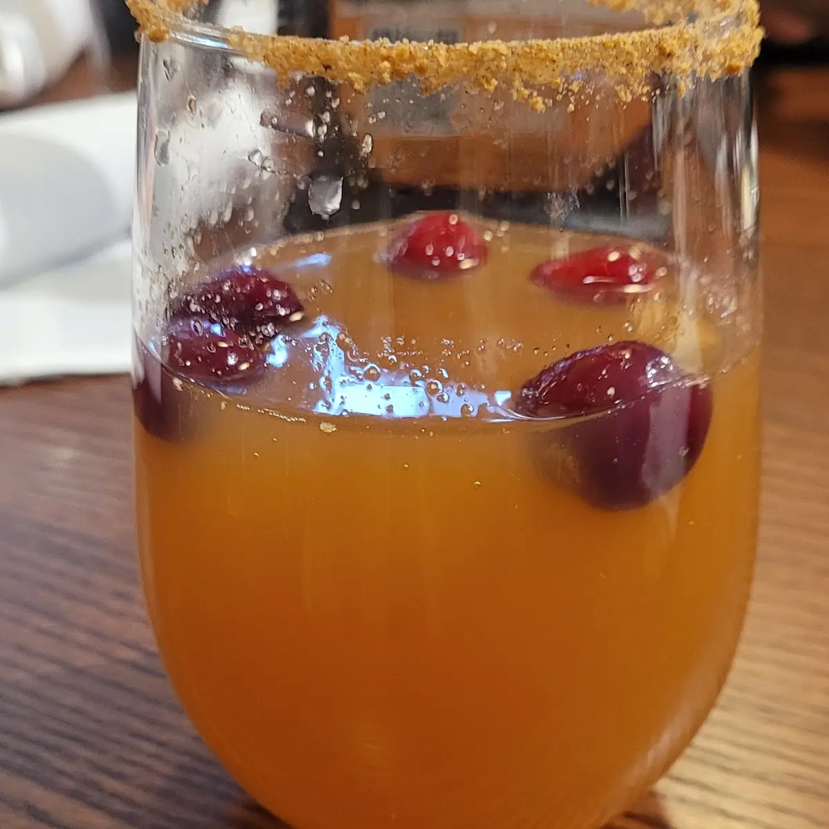 Caramel Apple Cider Mimosa