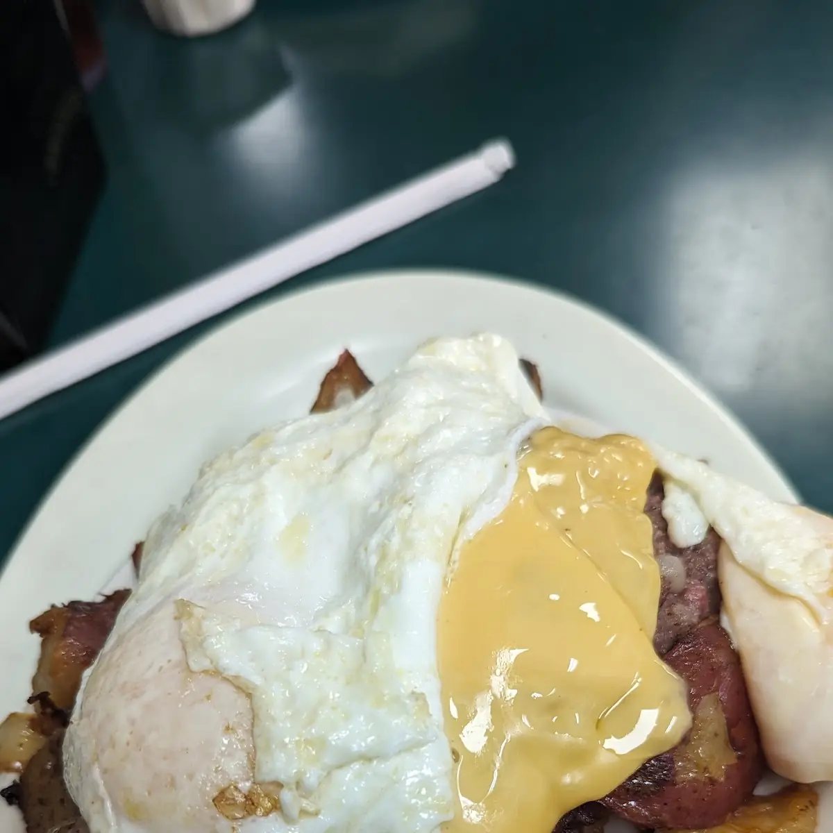 Corn Beef Hash with Eggs