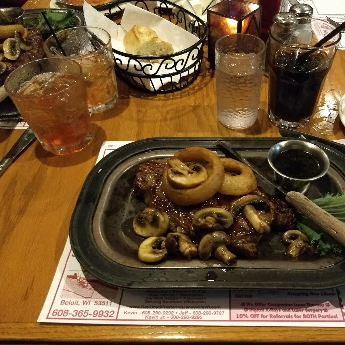 New York Strip Dinner