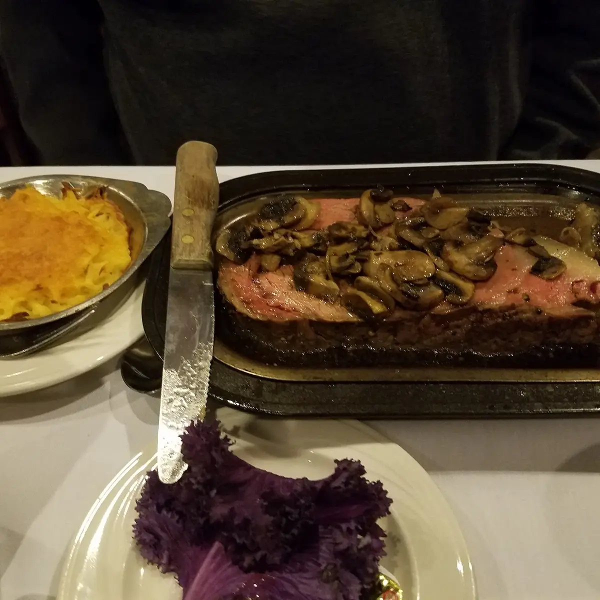 Prime Rib and Au Gratin Potatoes
