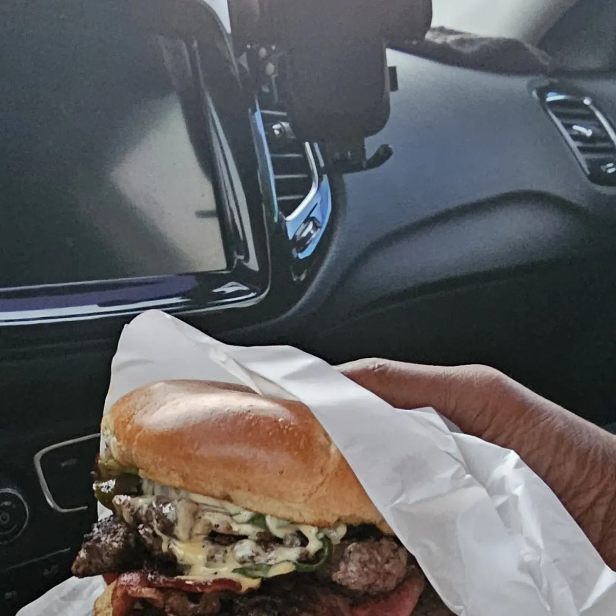 Double Smash Burger Bacon Jalapeño