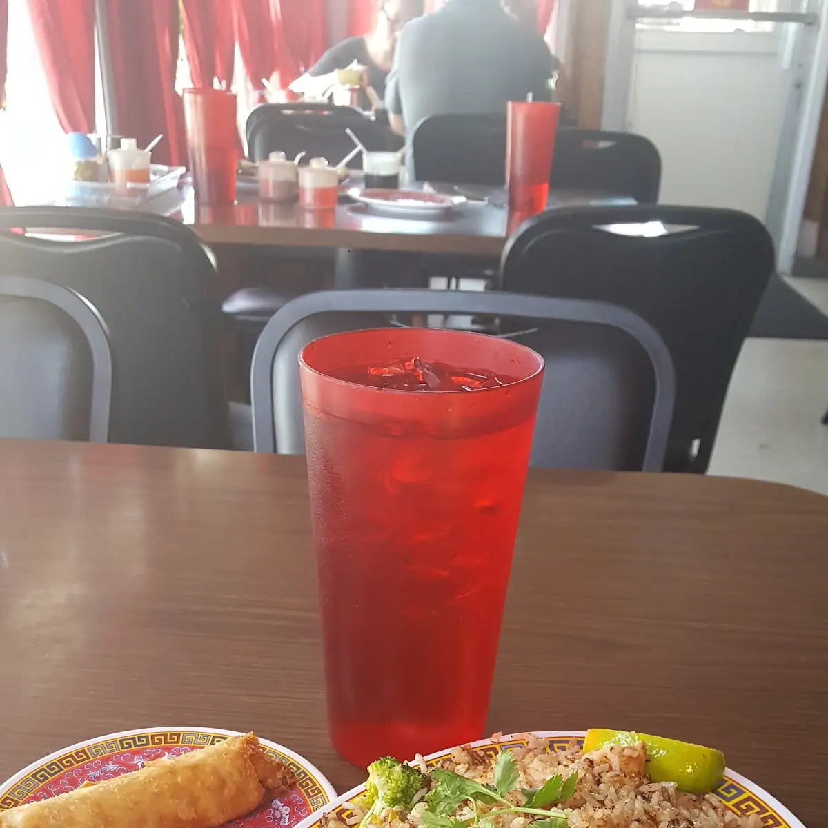 Chicken Fried Rice & Egg Roll