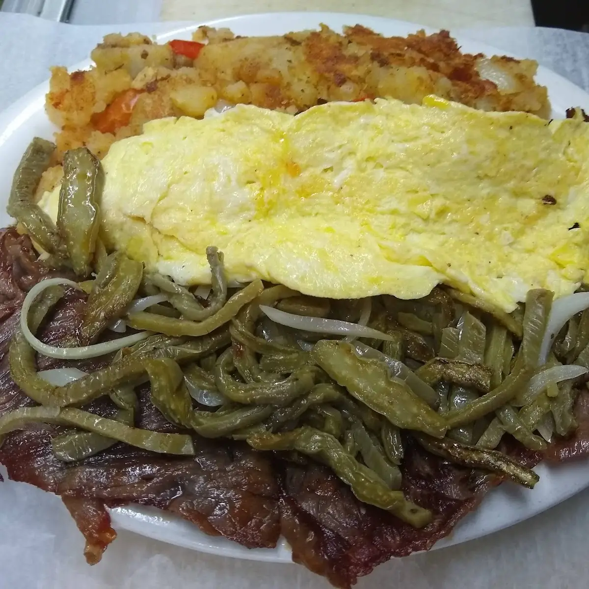 Scrambled Eggs and Home Fries