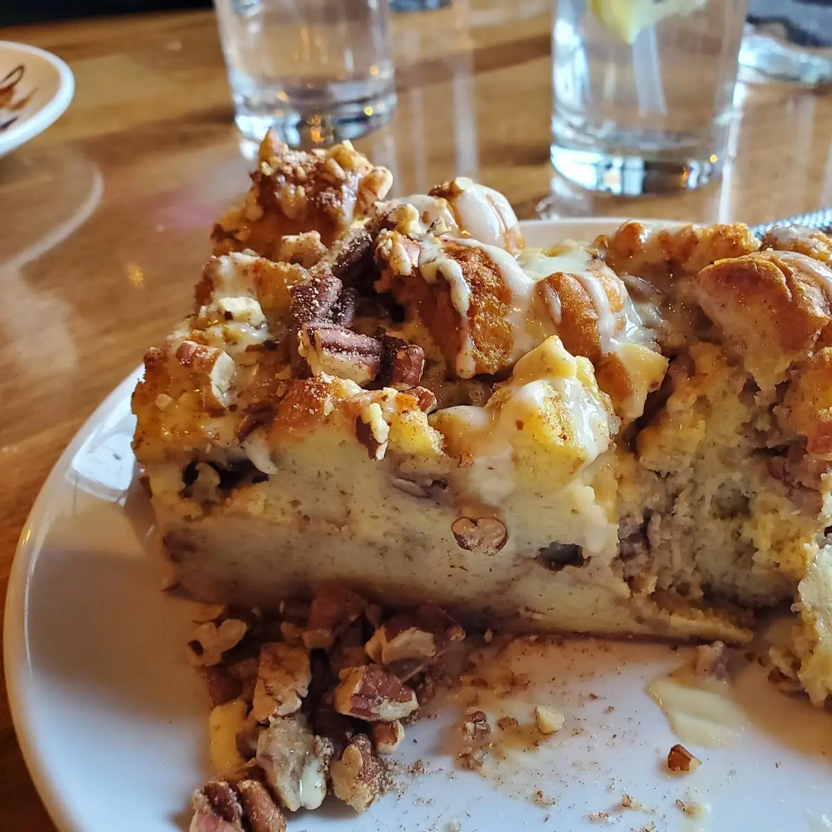 Maple Brandy Bread Pudding