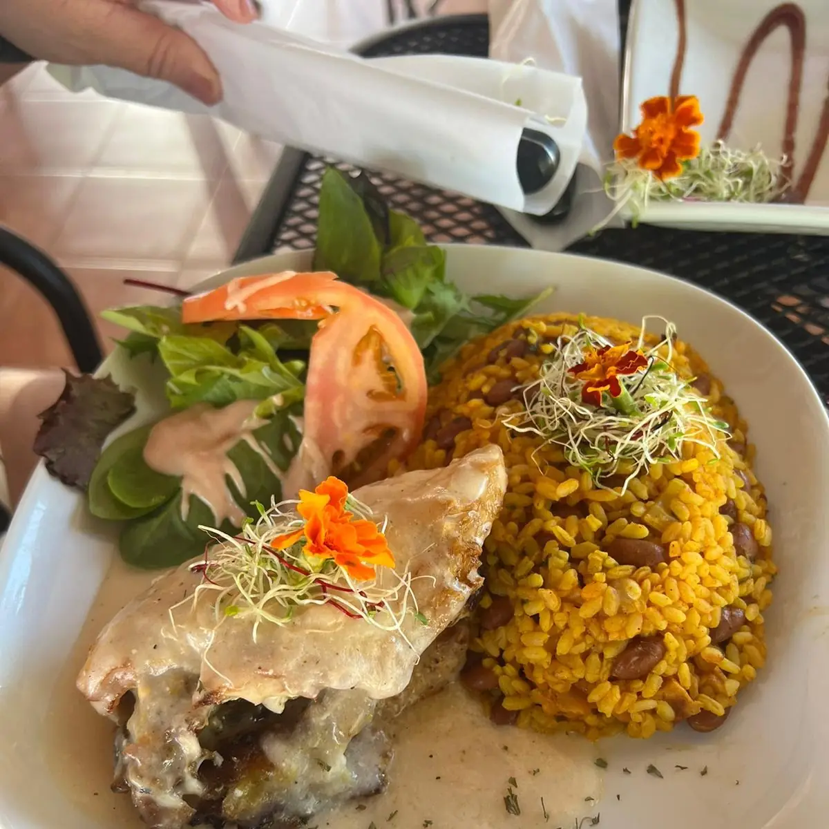 Pechuga Rellena Stuffed Chicken Breast with Bifongo