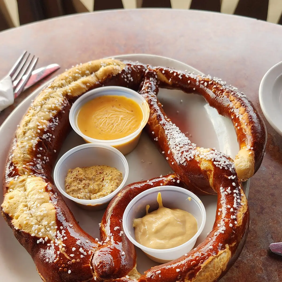 Warm Bavarian Pretzel