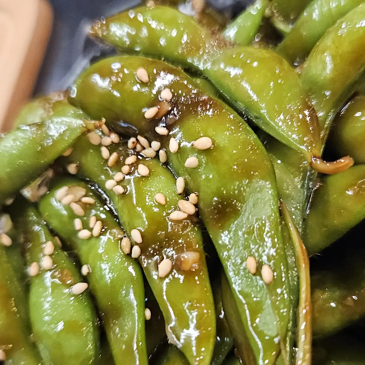 Garlic Edamame