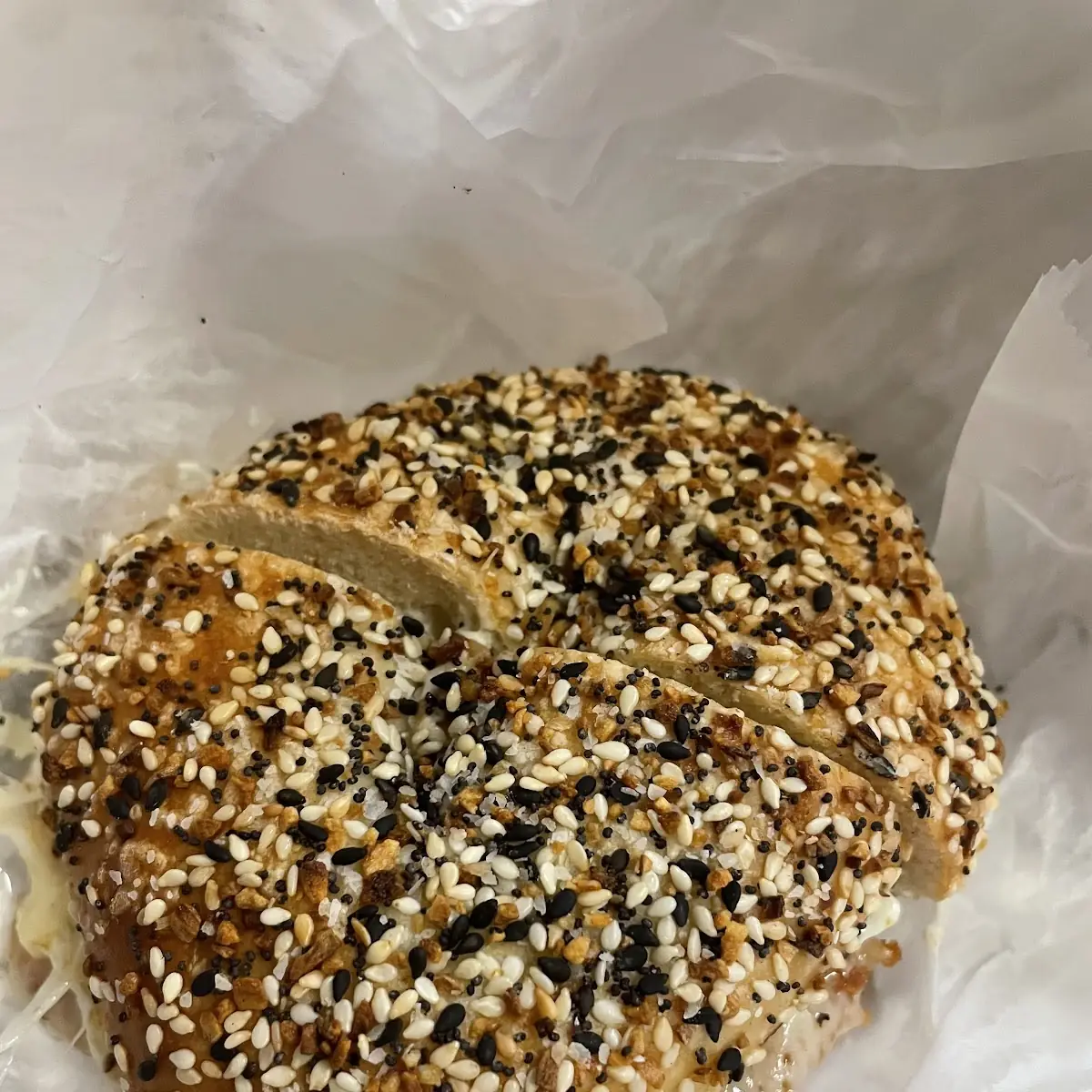 Bagel w Hummus