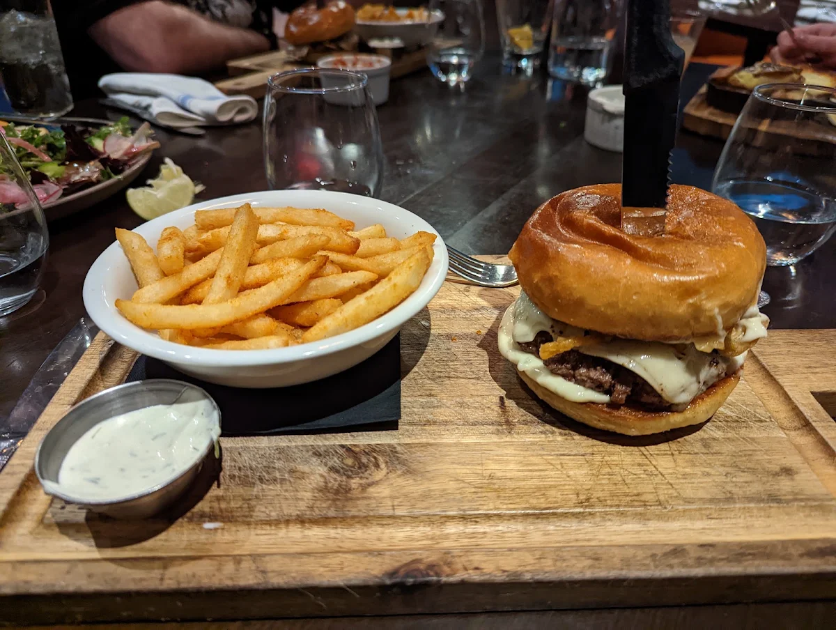 Mushroom Burger, The Landing Kitchen + Bar