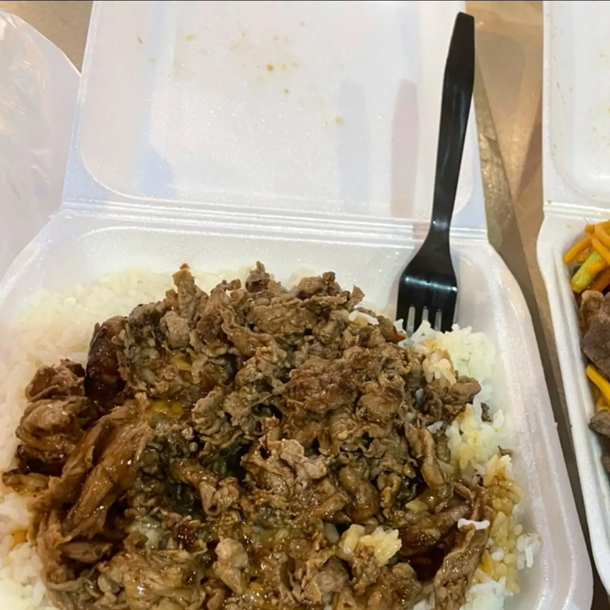 Teriyaki Beef with White Rice
