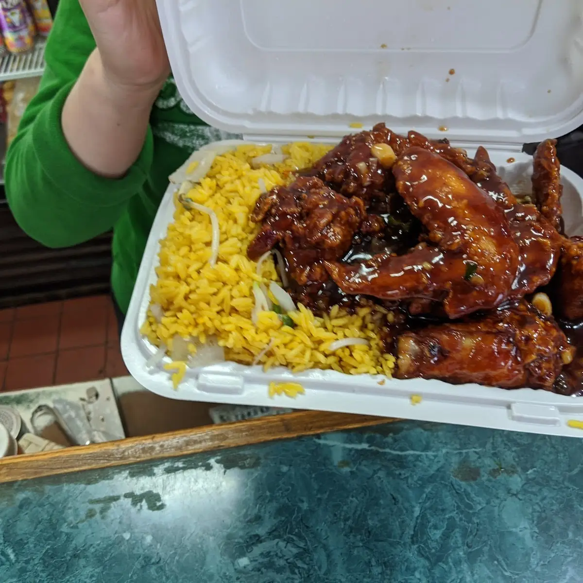 Garlic Chicken & Fried Rice