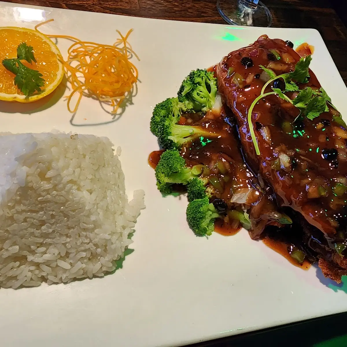 Fish Filet with Black Bean Sauce