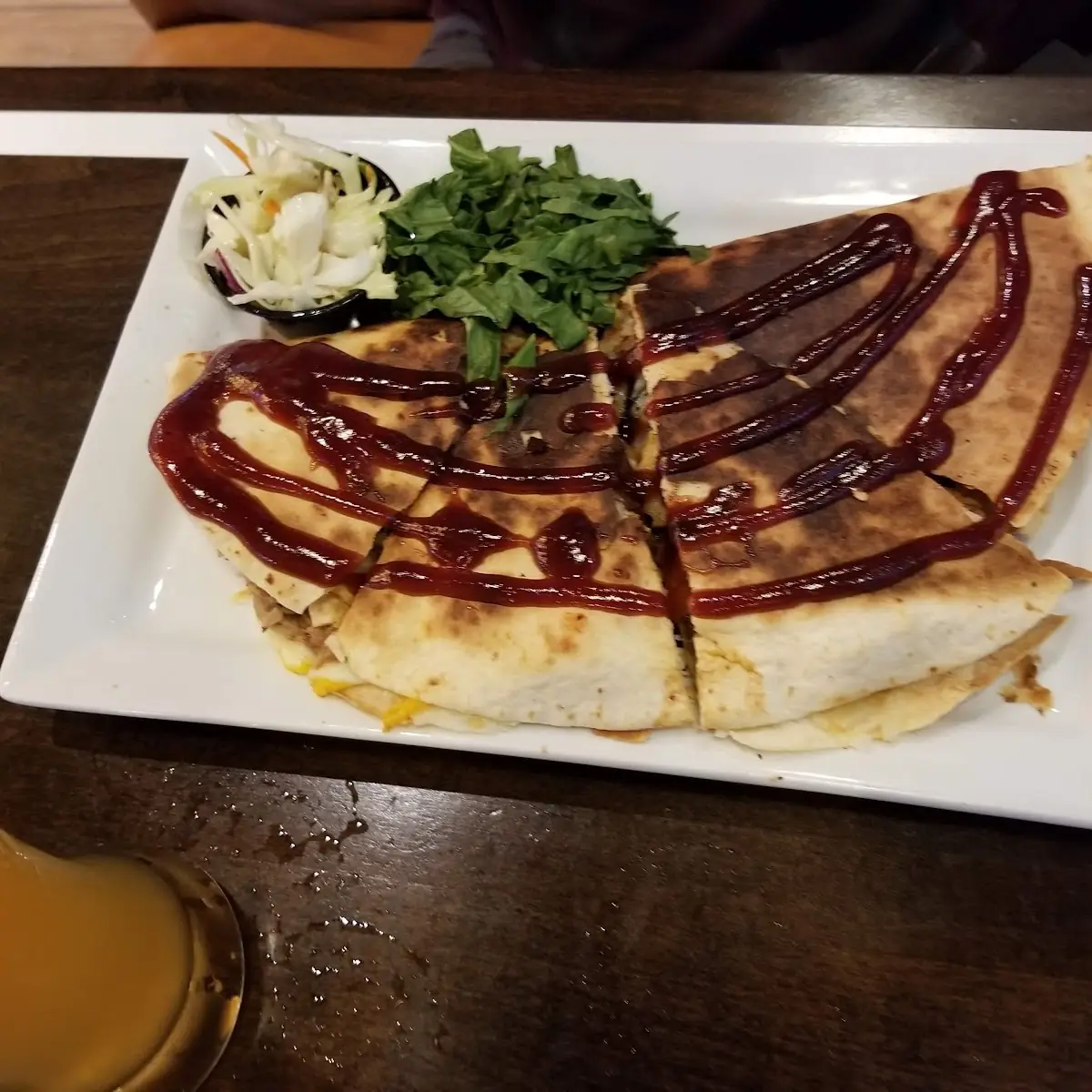 Barbeque Chicken Quesadilla