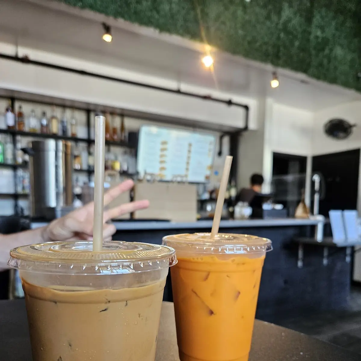 Thai Tea and Vietnamese Iced Coffee