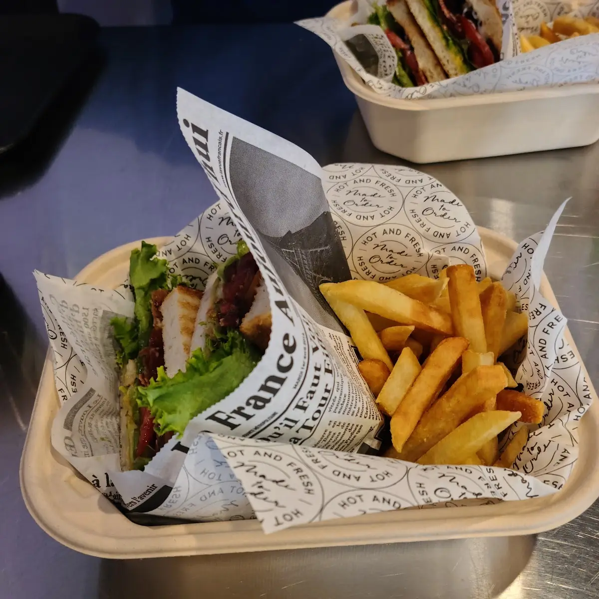 Blta and French Fries