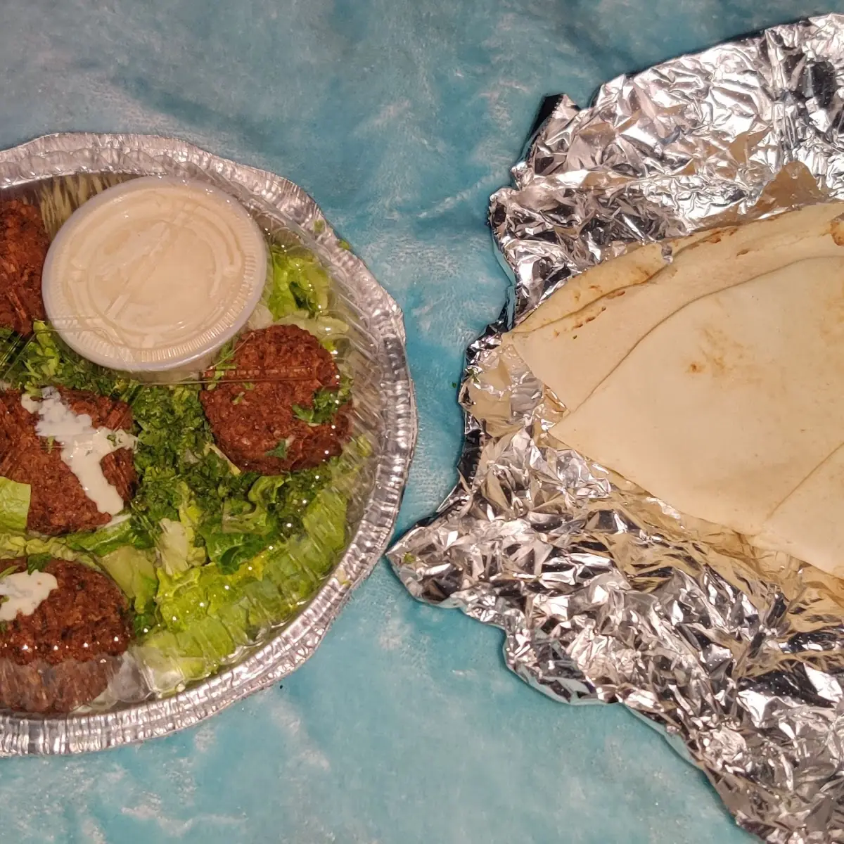 Falafel and Pita Bread