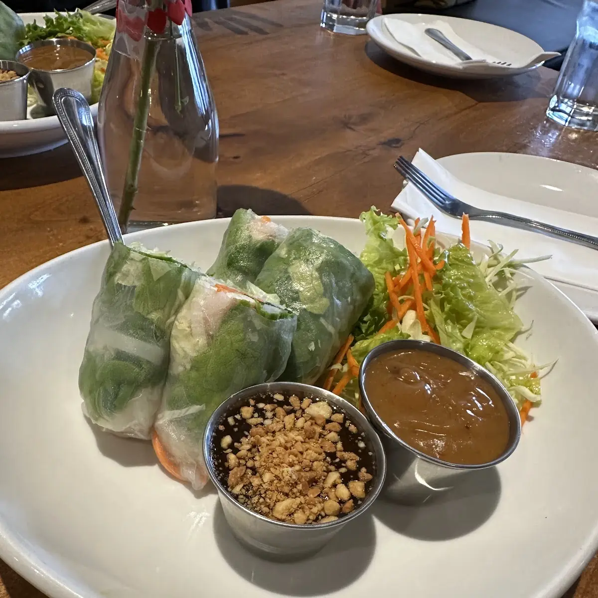Fresh Garden Salad Rolls