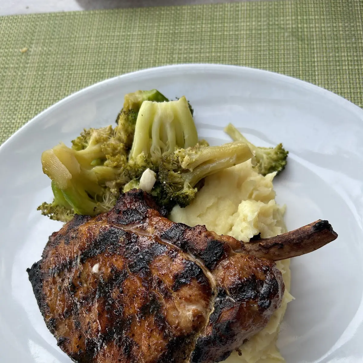 Bourbon & Vanilla Pork Chop
