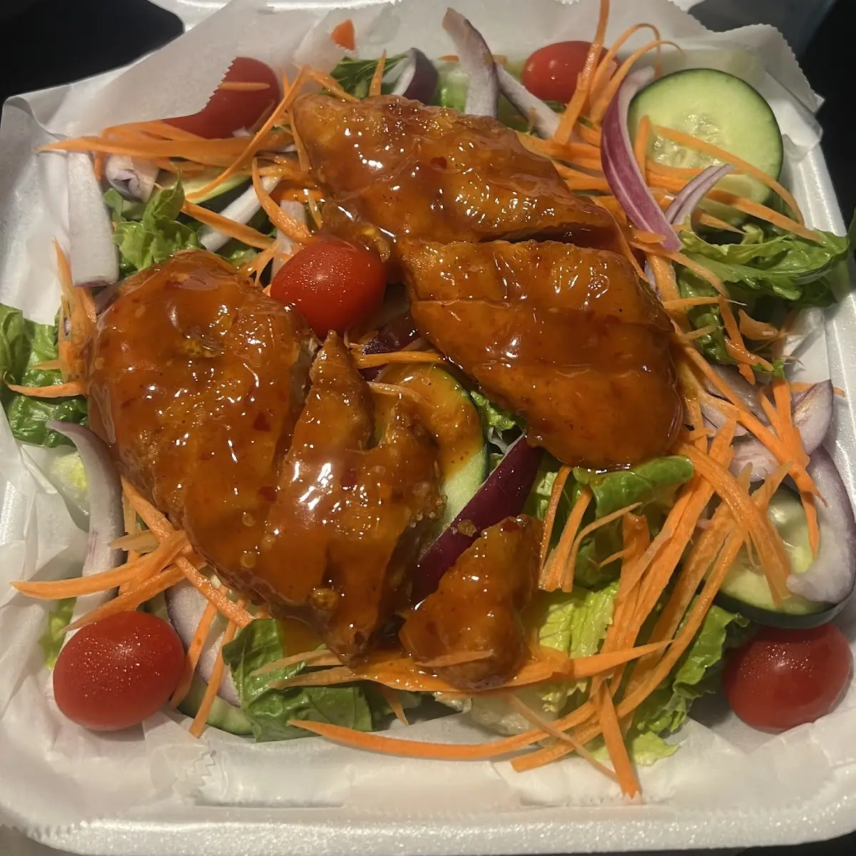 Mango Habanero Chicken Salad