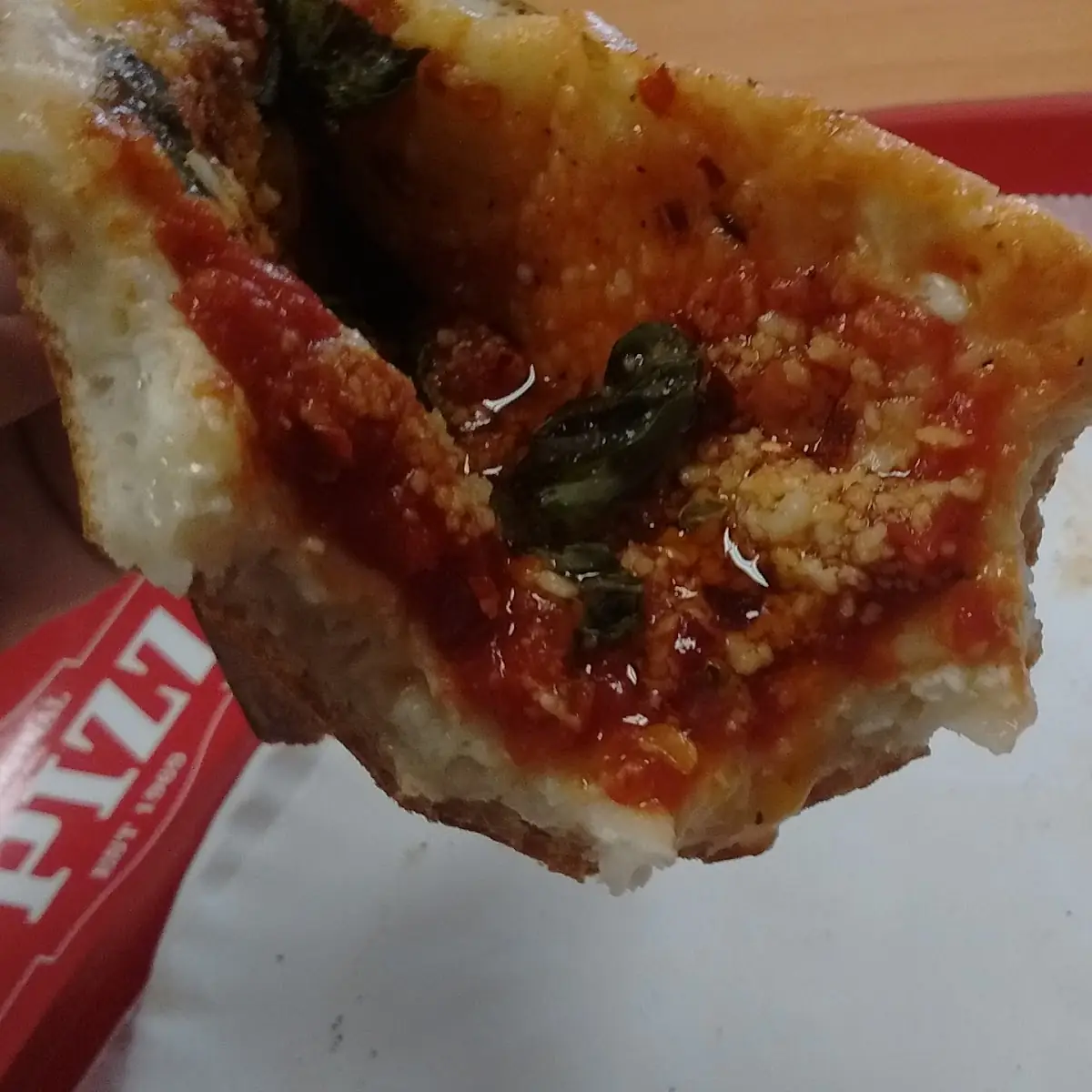 Margarita Pizza Slice
