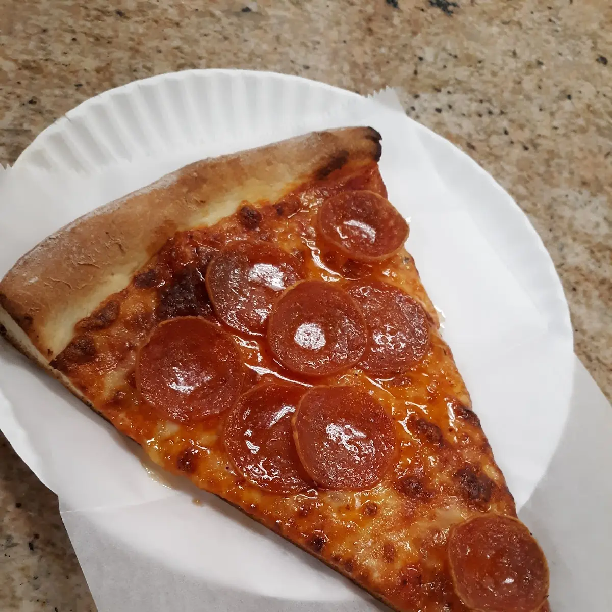 Pepperoni Pizza with Red Pepper Flakes