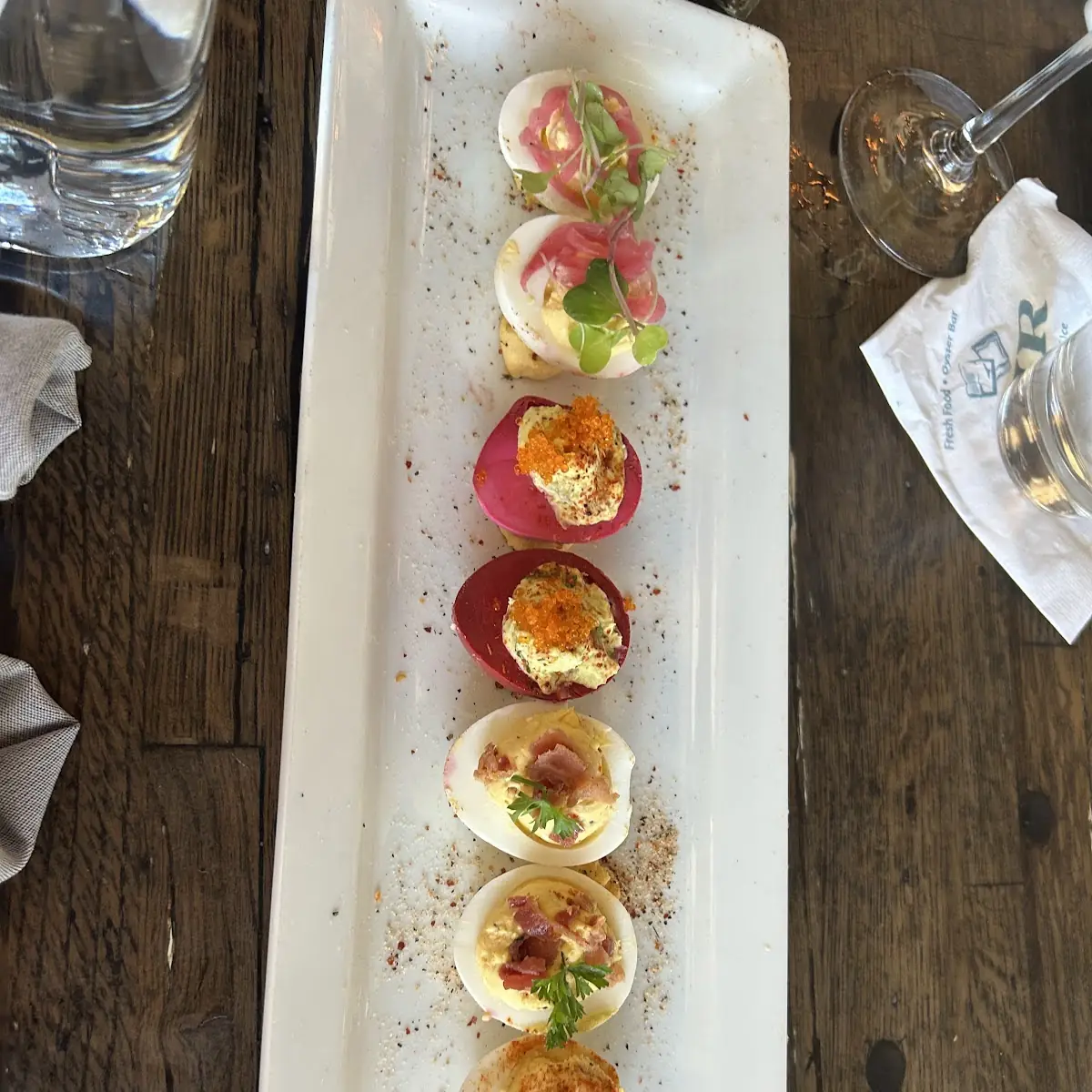 Stir Deviled Eggs