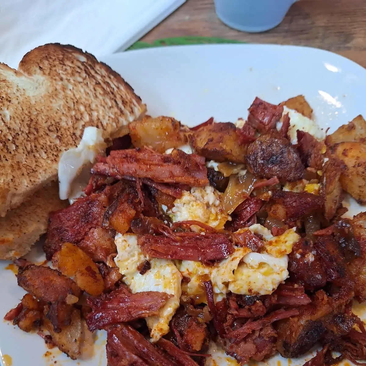 Corned Beef Hash and Eggs