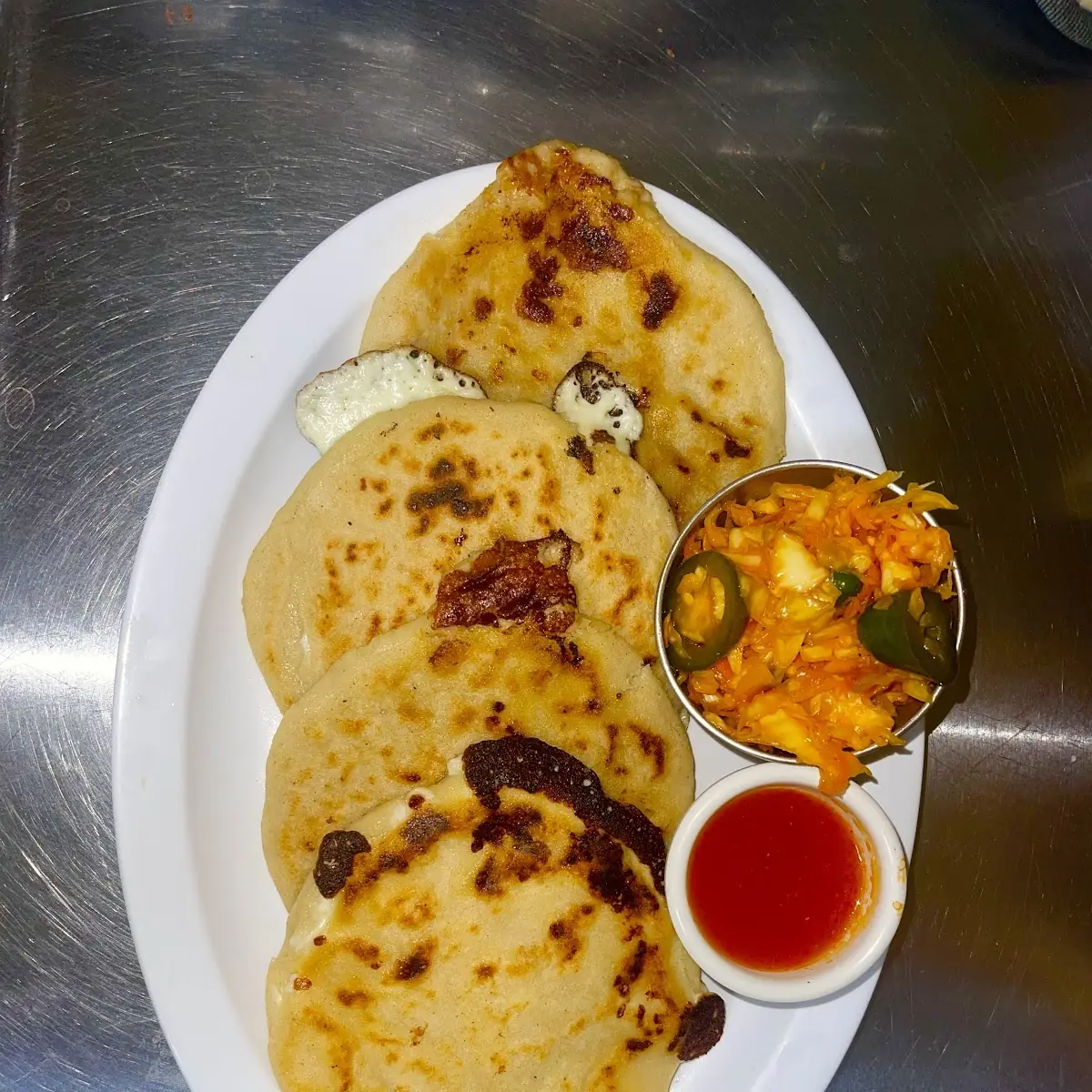 Pupusas De Queso Cheese Pupusas