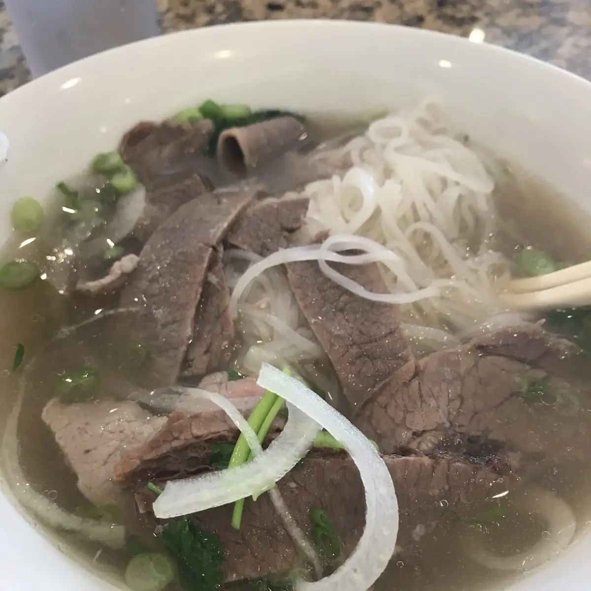 Noodle Soup with Eye Round Steak
