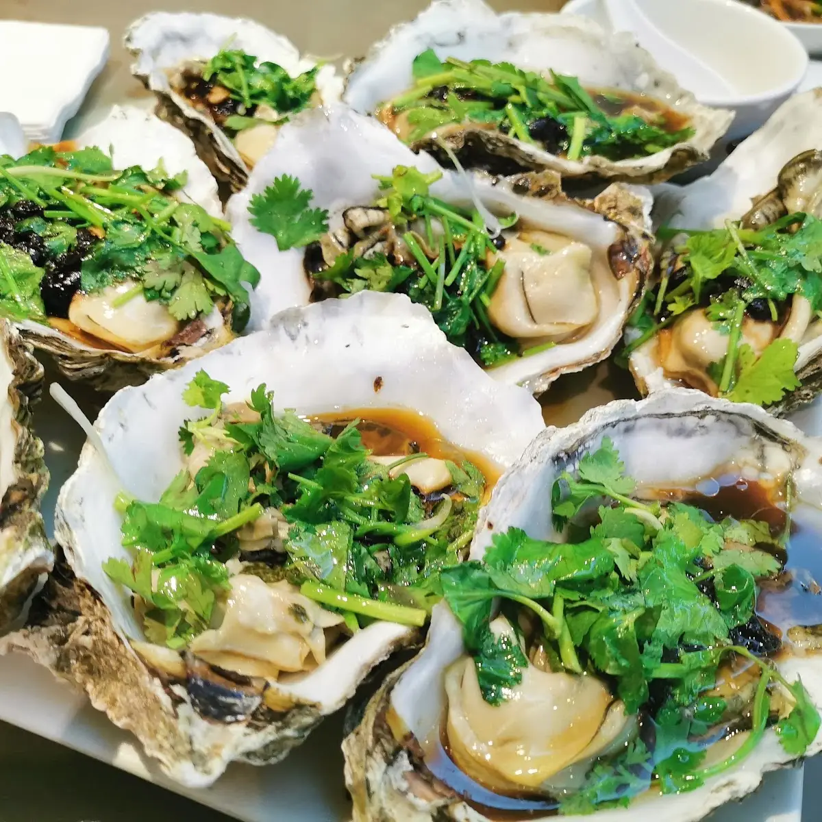 Steamed Oysters on the Half Shell