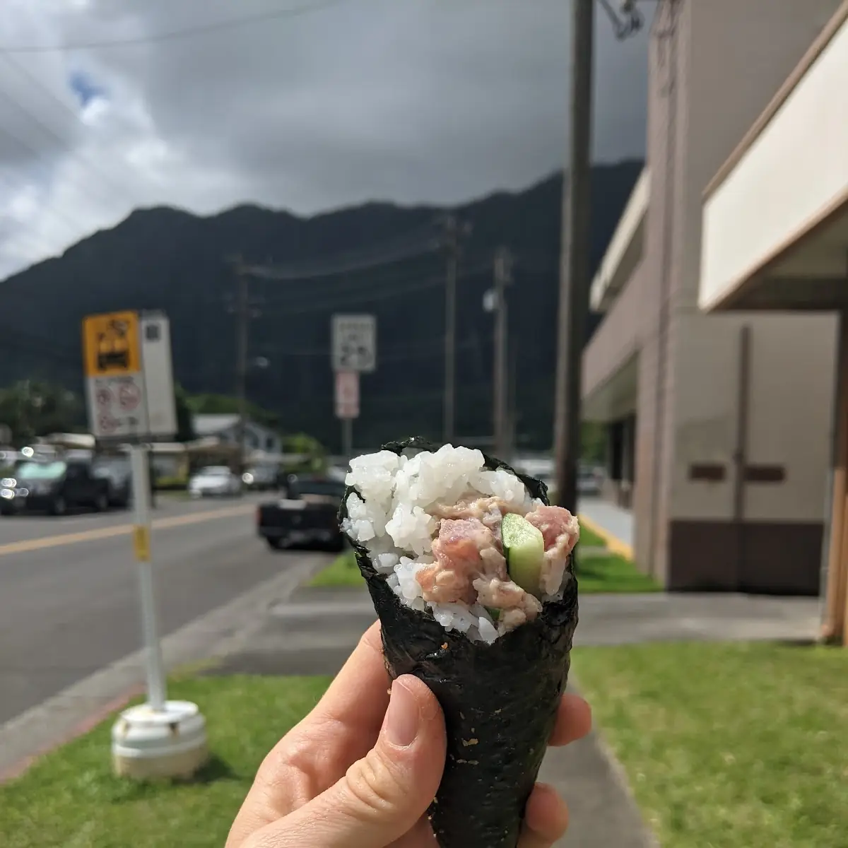 Spicy Ahi Hand Roll
