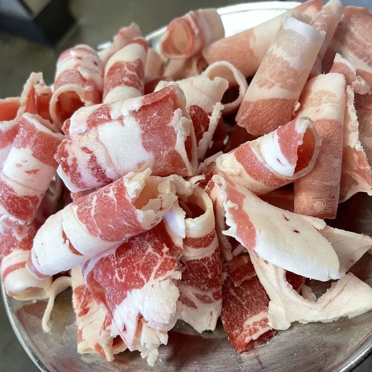 Thinly Sliced Pork Belly