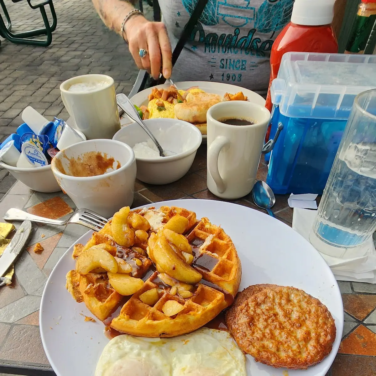 Cinnamon Apple Waffle