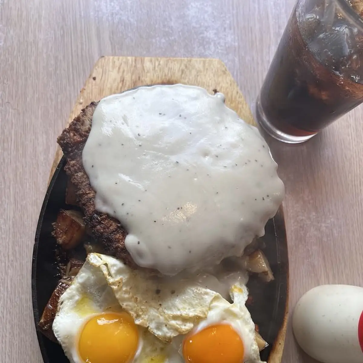 CK Fried Steak & Eggs Skillet
