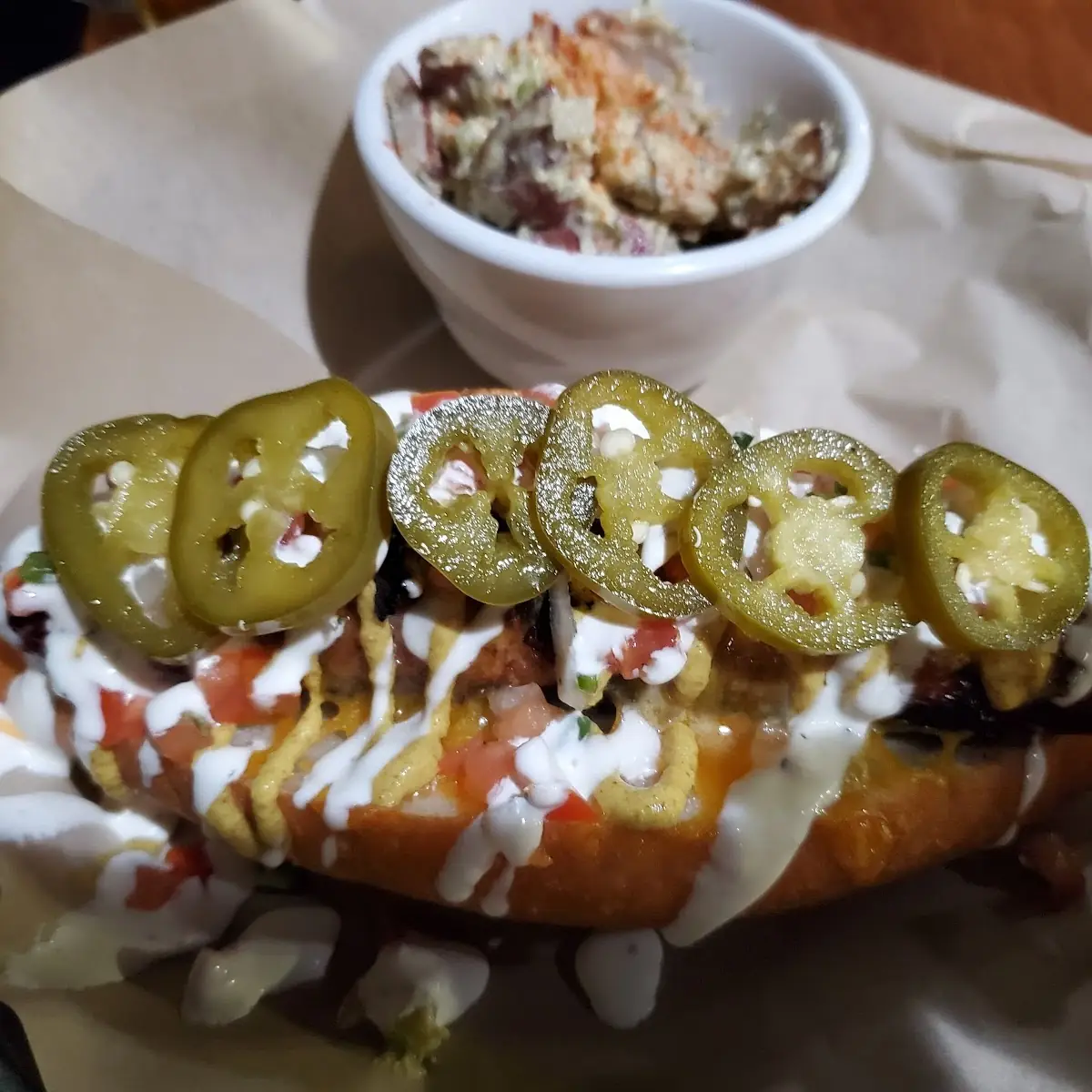 Smoked Chili Dog