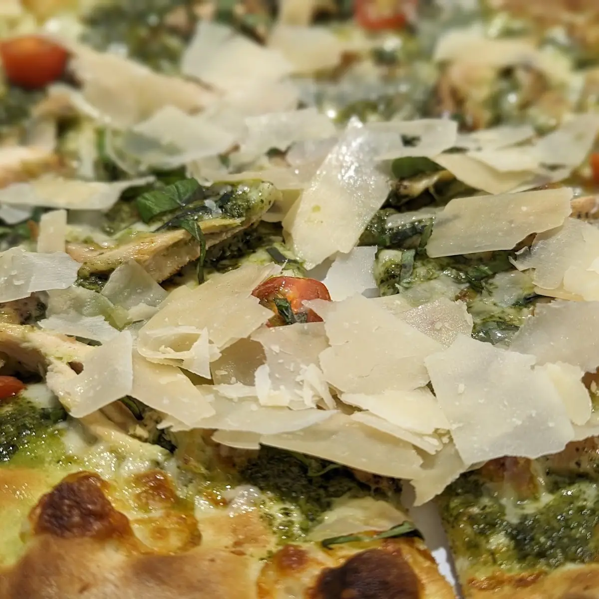 Pesto Chicken Pizza