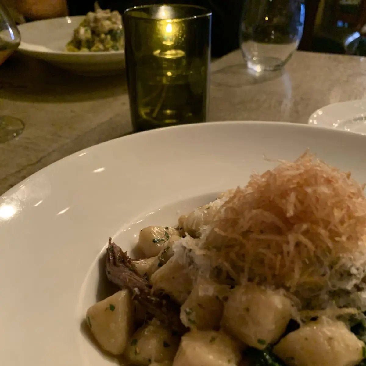 Potato Gnocchi with Parmesan Crisp