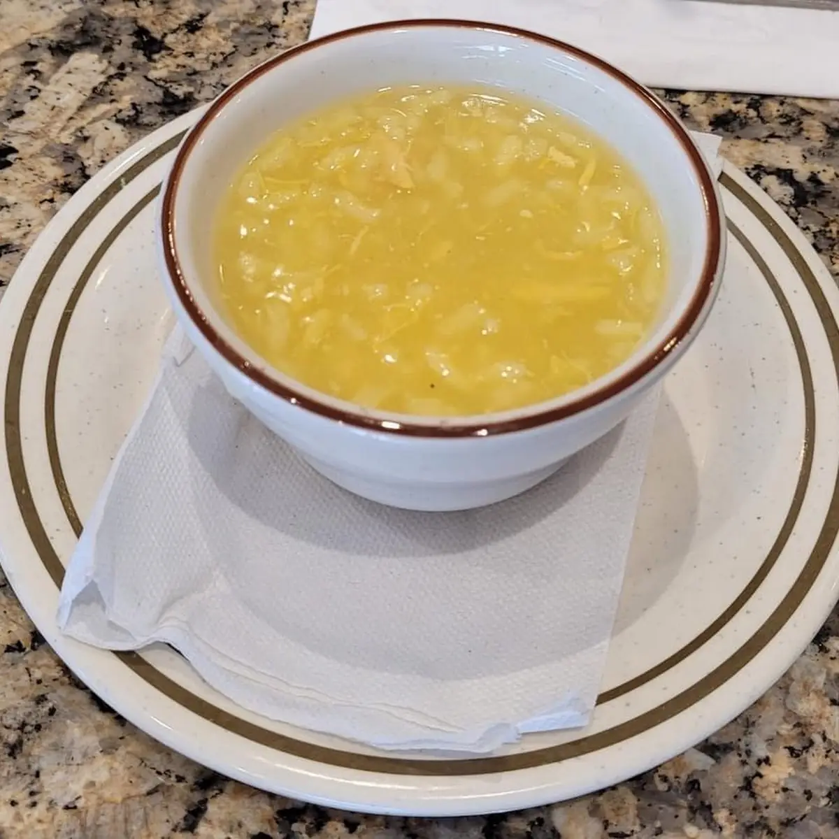 Lemon Rice Soup