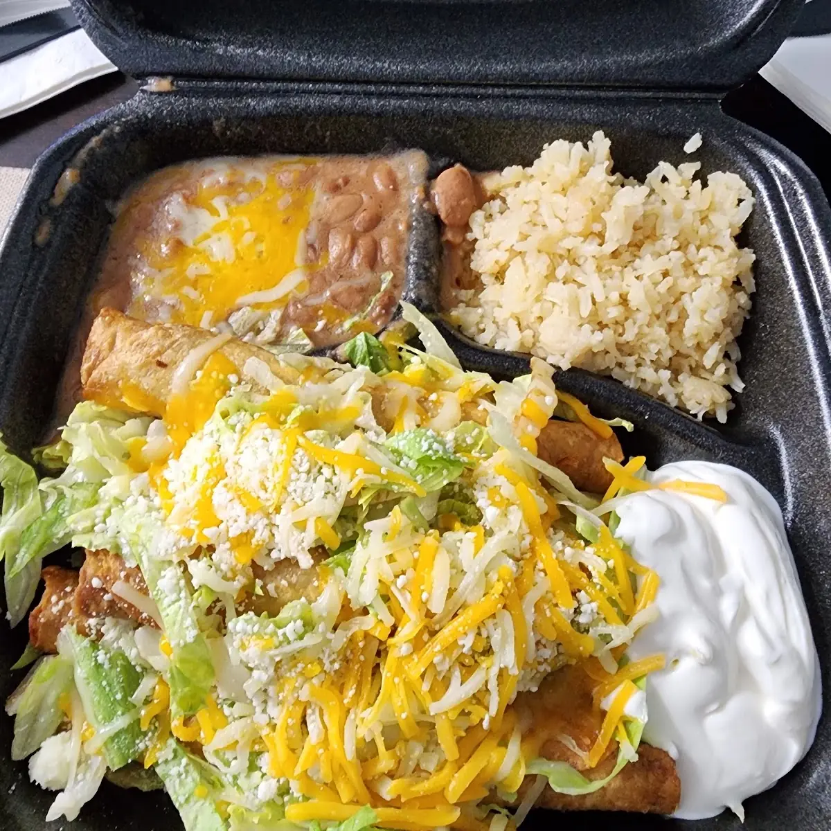 5 Chicken Flautas Flour Tortilla