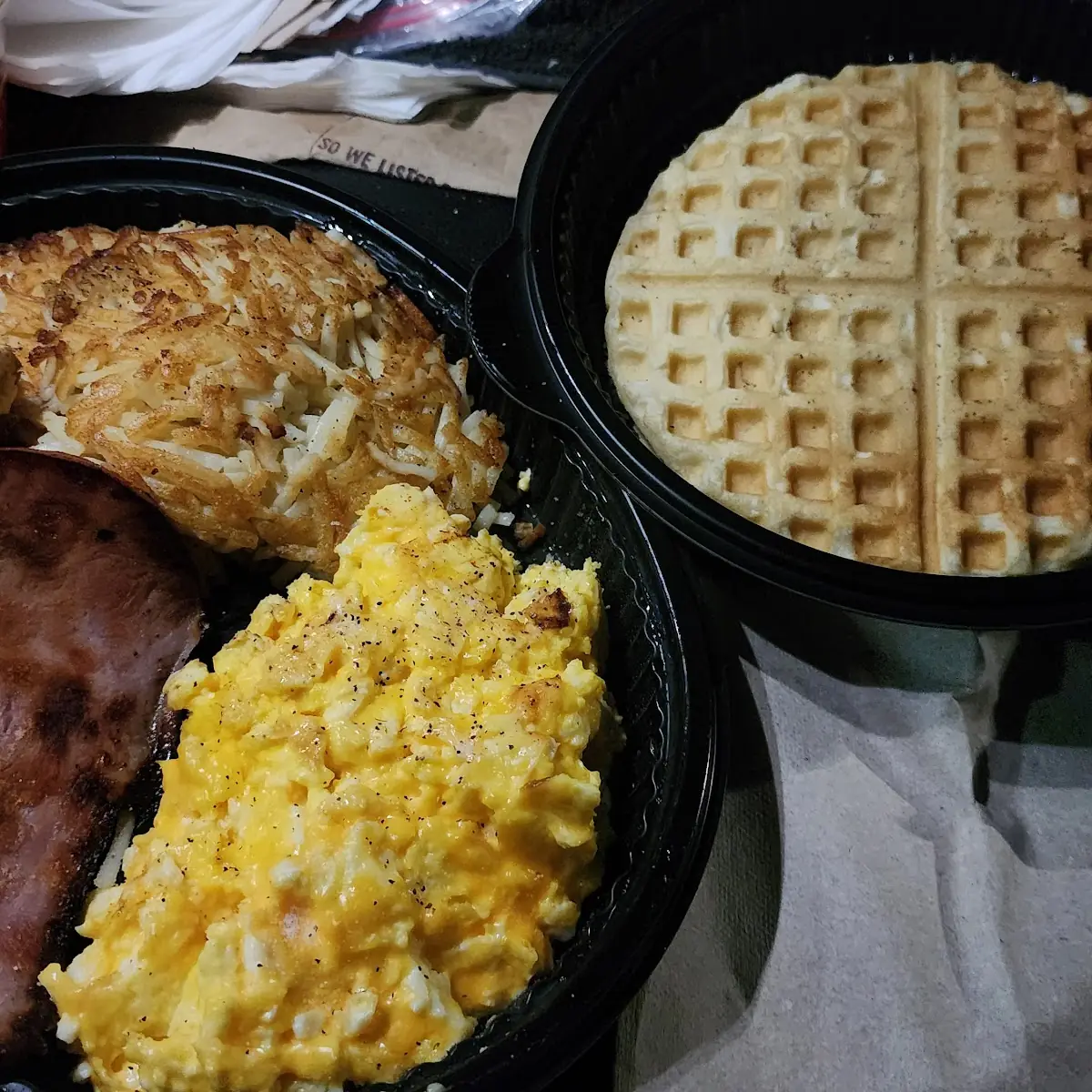 All-Star Special with dbl Hash Browns and Cheesey Eggs