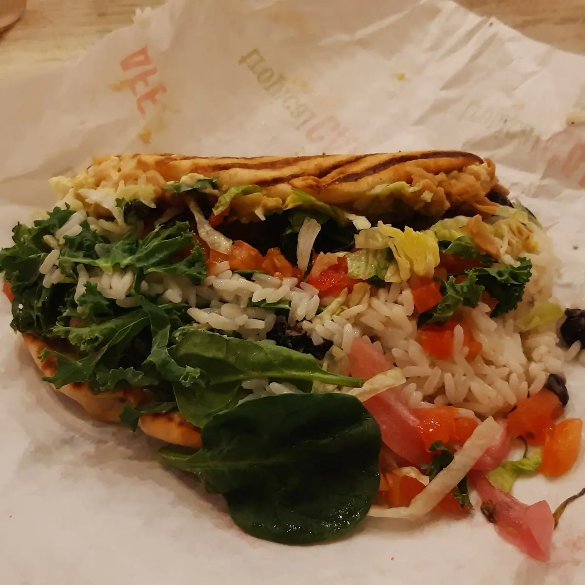 Hummus Veggie Wrap