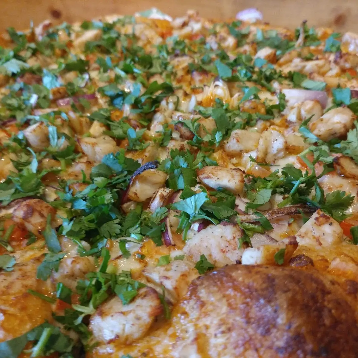 Butter Chicken Pizza